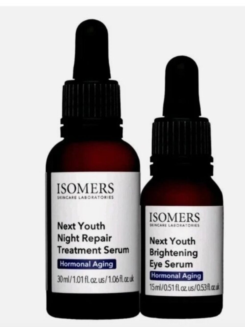 Isomers Skincare Next Youth Face and Eye 2-piece Set New Sealed